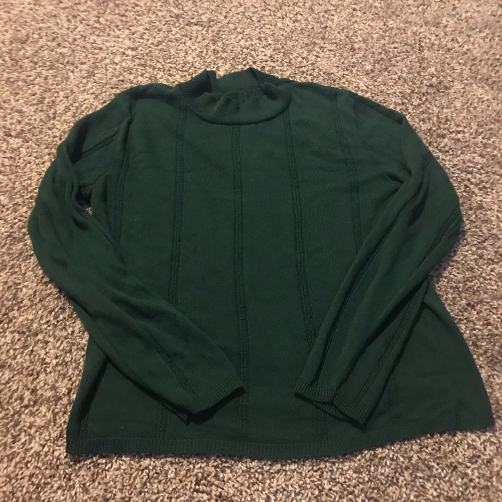 Green sweater